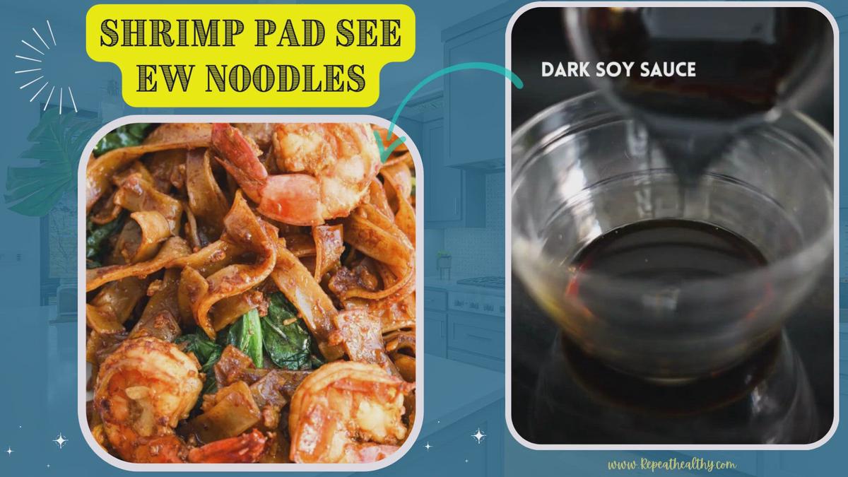 'Video thumbnail for Shrimp Pad See Ew Noodles'