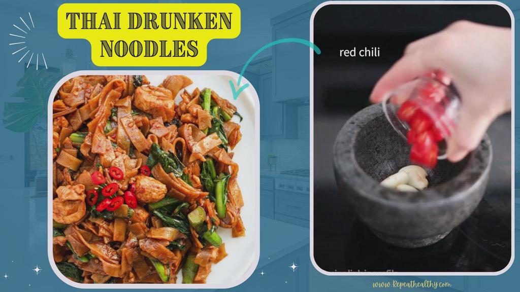 'Video thumbnail for Thai Drunken Noodles'