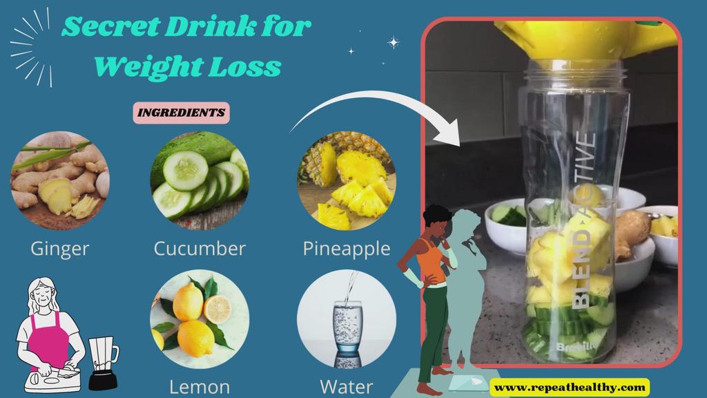 'Video thumbnail for Secret Drink for Weight Loss'