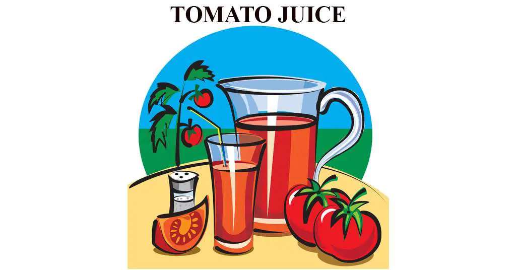 THE BENEFITS OF DRINKING TOMATO JUICE