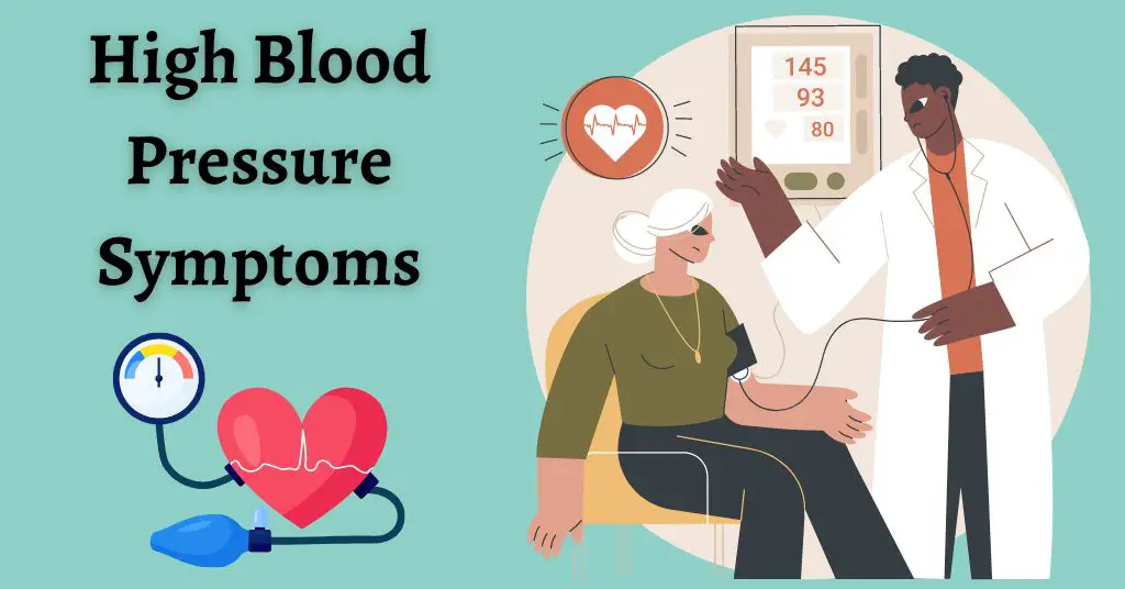 What are high blood pressure symptoms